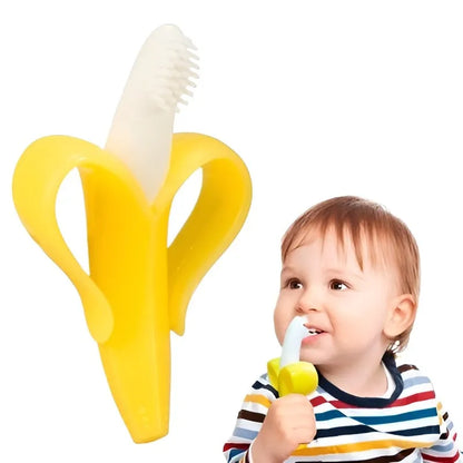 Soothing Baby Teether – Soft Banana-Inspired Design for Little Smiles