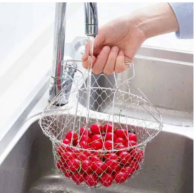 Crispy Fry Folding Drain Basket