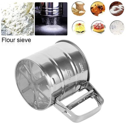 Stainless Flour Sifter ( Silver )