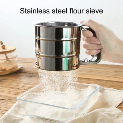 Stainless Flour Sifter ( Silver )