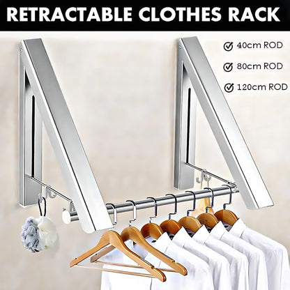 Wall Mounted Folding Clothes Hanger