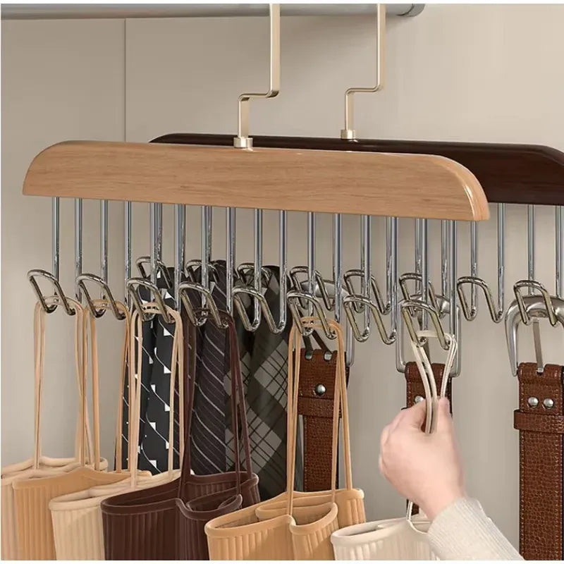 2Pc Wooden Hook Holder – Closet & Bedroom