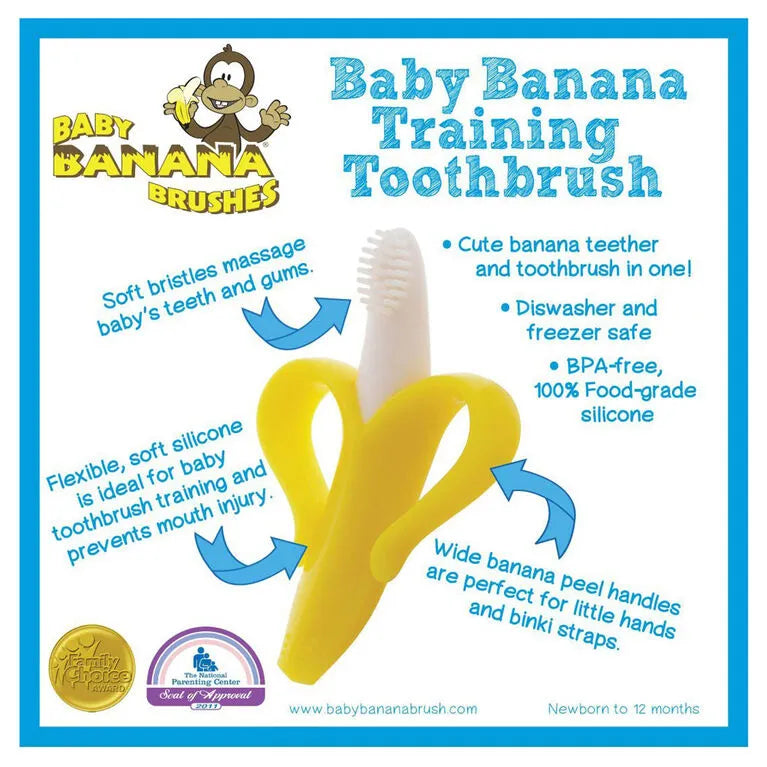 Soothing Baby Teether – Soft Banana-Inspired Design for Little Smiles