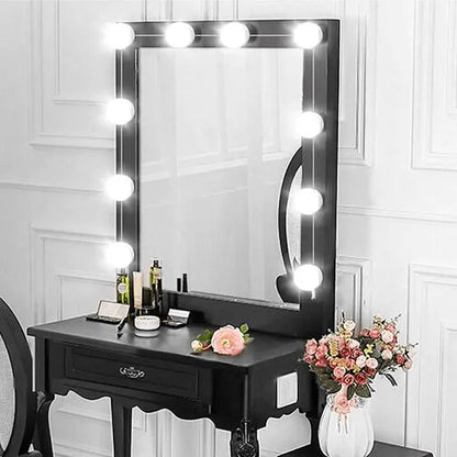 Vanity Mirror with LED Lights (10 Pcs)