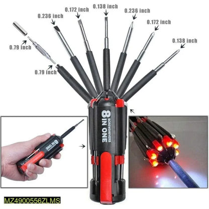 8 in 1 Multifunctional Screw Driver