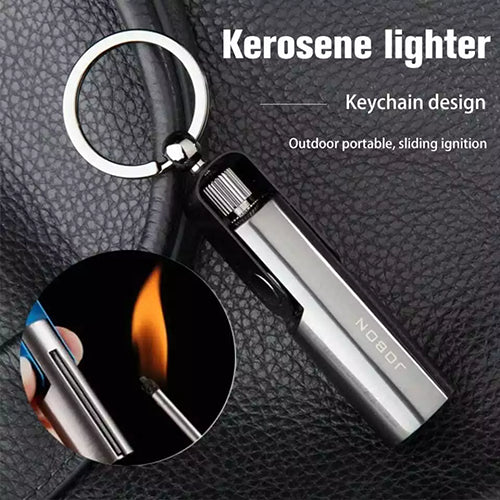 Stylish Windproof Lighter Keychain for Men