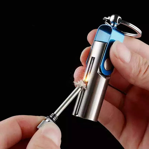 Stylish Windproof Lighter Keychain for Men